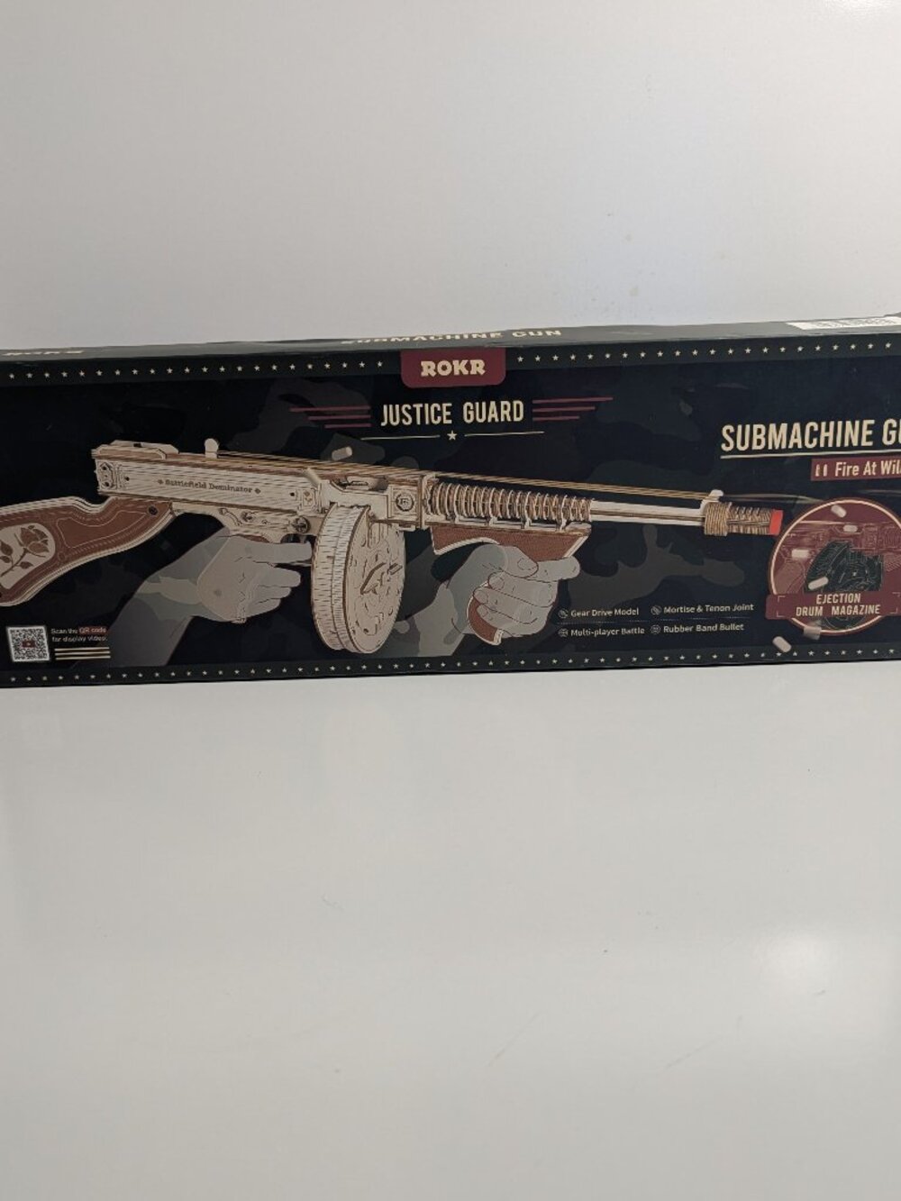 NEW HB-14 NEW ROKR Thompson Submachine Gun 3D Wooden Puzzle Model